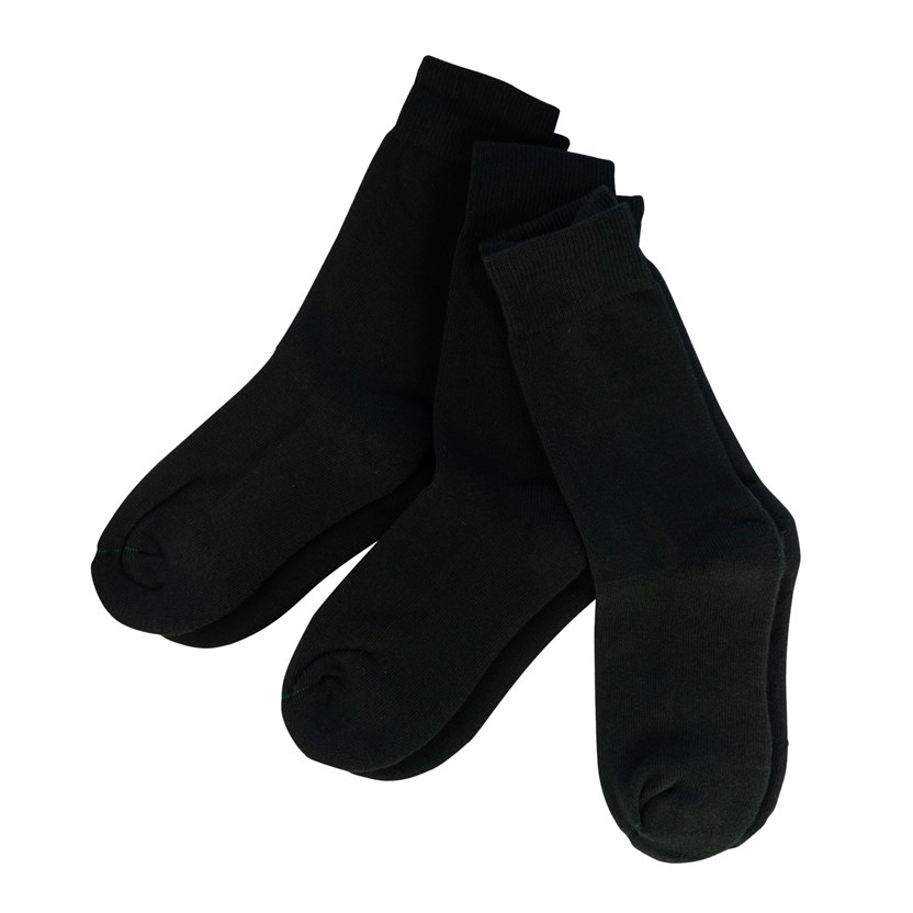 NEW Crew Length Sock 3PK (Sizes 4-7 & 6-10)