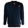 Jersey with Cotton Lined Sleeves (all other sizes) - navy/red