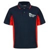Polo Shirt - navy  red