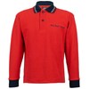 Long Sleeve Polo - red